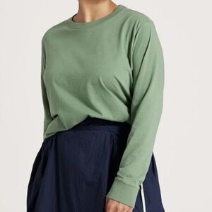 NWT Allbirds Women's Allgood Organic Cotton Long Sleeve Tee